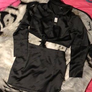 “Hello Monday! Satin skirt set” from fashionnova